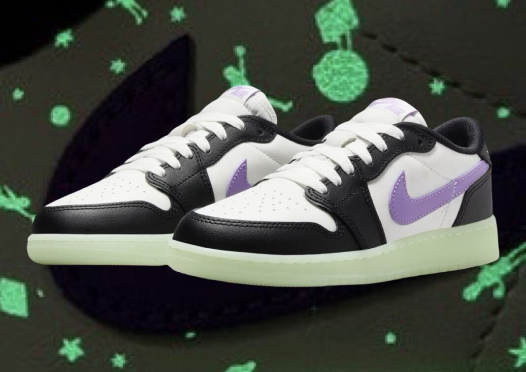 THE KIDS EXCLUSIVE AIR JORDAN 1 LOW OG GLOWS IN THE DARK Release Date: 2024 Release Date, Price