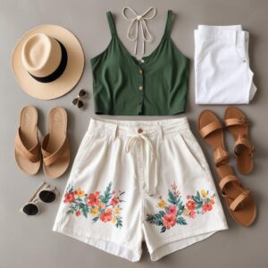 Summer Outfit Ideas Routine for vacation 2024