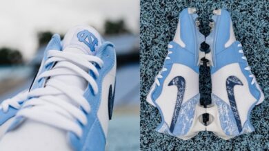 UNC Football Reveals Air Jordan 1 Low Cleat PE For 2024 Season