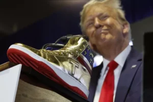 Who Designed Donald Trump's Gold Sneakers? 